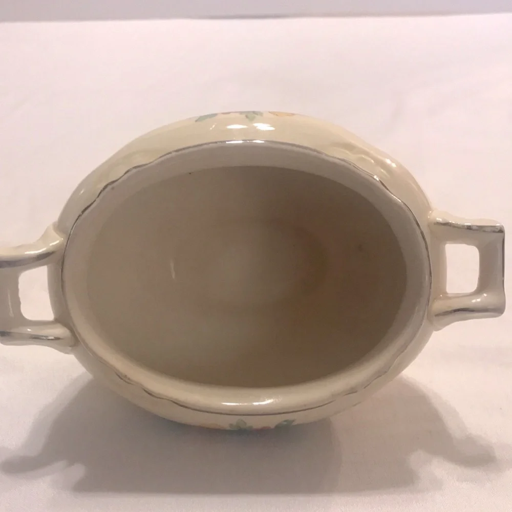 Homer Laughlin Virginia Rose Sugar and Creamer
